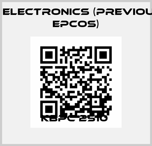 KBPC 2510  TDK Electronics (previously EPCOS)