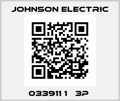 033911 1А 3P  Johnson Electric