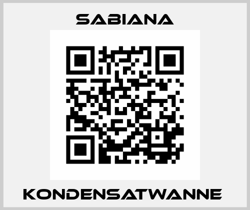 Kondensatwanne  Sabiana