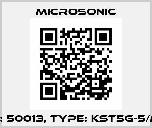 p/n: 50013, Type: KST5G-5/M12 Microsonic