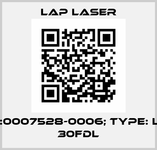 P/N:0007528-0006; Type: LAP 30FDL Lap Laser