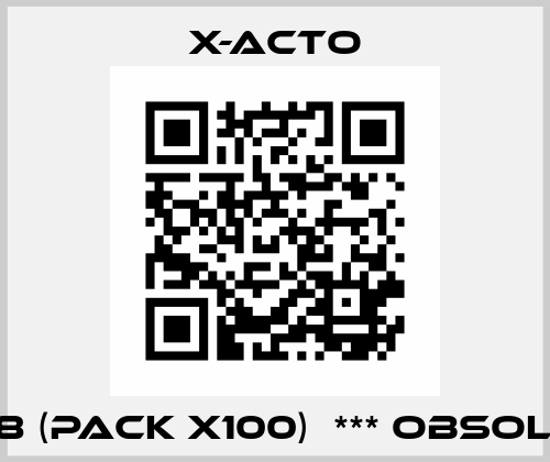 X618 (pack x100)  *** OBSOLETE X-acto