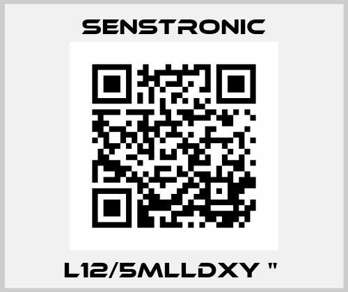 L12/5MLLDXY "  Senstronic