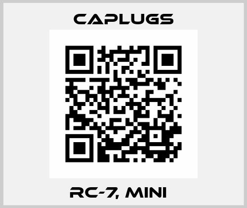 RC-7, Mini   CAPLUGS