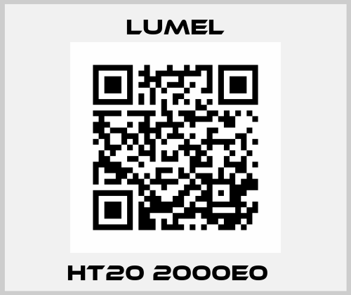 HT20 2000E0   LUMEL