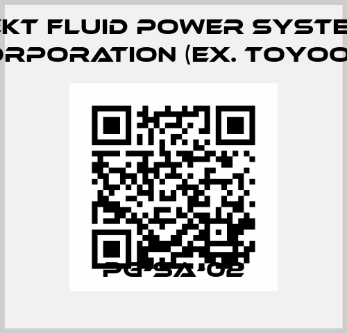 PG-SA-02 JTEKT FLUID POWER SYSTEMS CORPORATION (ex. Toyooki)
