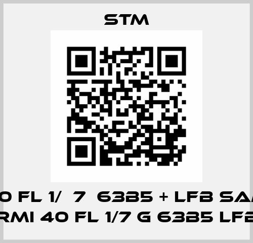 RMI  40 FL 1/  7  63B5 + LFB same as RMI 40 FL 1/7 G 63B5 LFB Stm