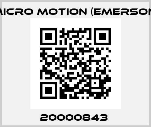 20000843  Micro Motion (Emerson)