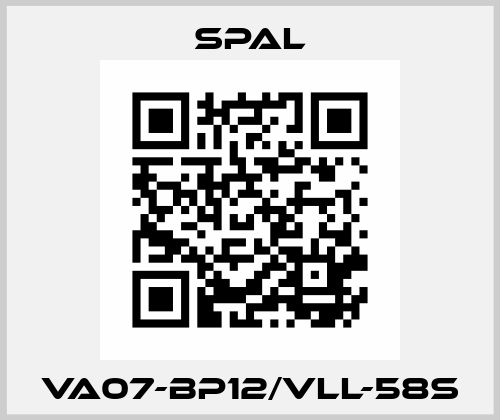 VA07-BP12/VLL-58S SPAL