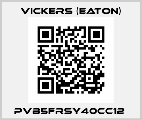 PVB5FRSY40CC12  Vickers (Eaton)