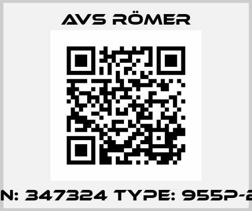 P/N: 347324 Type: 955P-22 Avs Römer