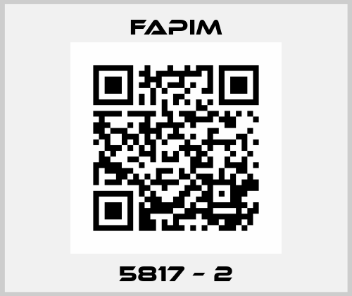 5817 – 2 Fapim