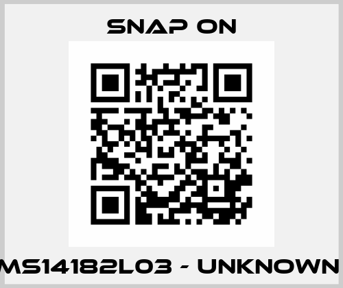 MS14182L03 - unknown  Snap on