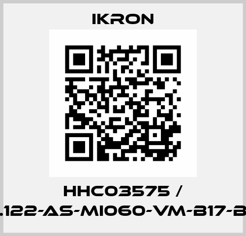 HHC03575 / HEK02-20.122-AS-MI060-VM-B17-B-100l/min. Ikron
