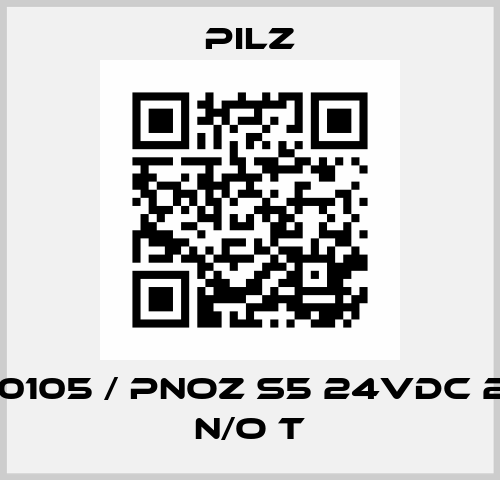 PN: 750105 / PNOZ s5 24VDC 2 n/o 2 n/o t Pilz