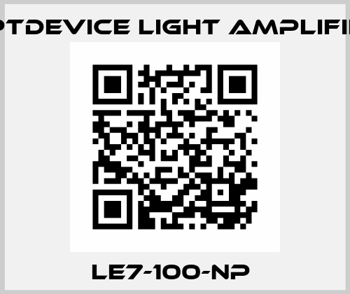 LE7-100-NP  OPTDEVICE light amplifier