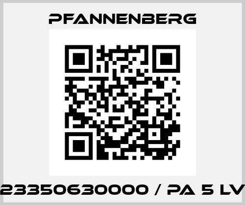 23350630000 / PA 5 LV Pfannenberg