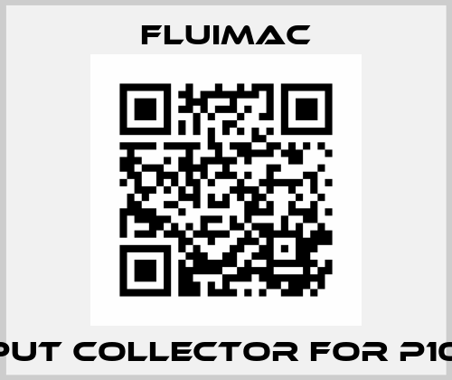 Output Collector For P10363  Fluimac