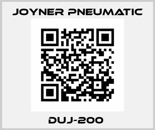 DUJ-200  Joyner Pneumatic