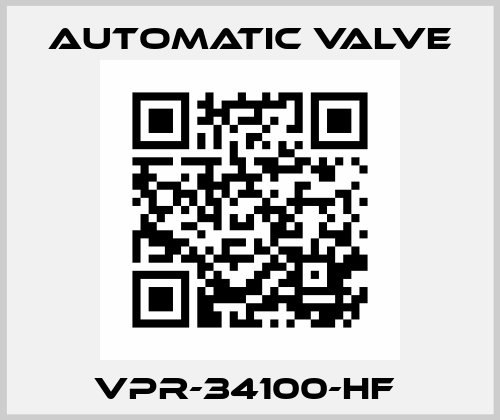 VPR-34100-HF  Automatic Valve