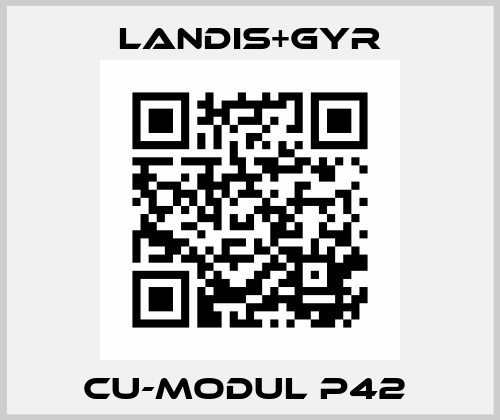 CU-Modul P42  Landis+Gyr