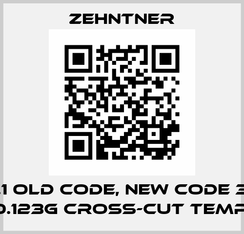 2160.1 old code, new code 3-ZCT 2160.123G Cross-cut Templet Zehntner