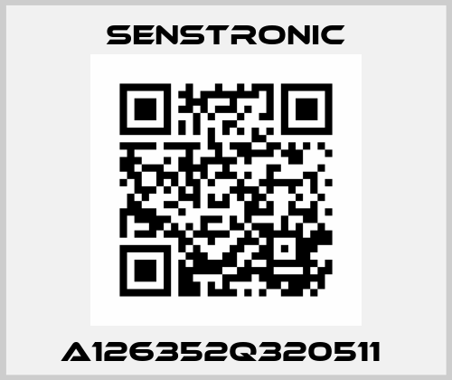 A126352Q320511  Senstronic