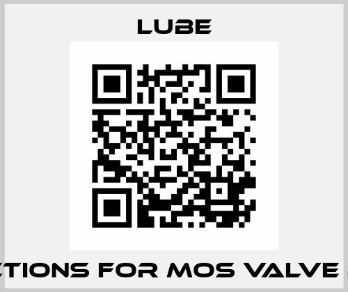 Junctions for MOS Valve PVS  Lube