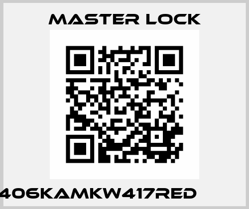 406KAMKW417RED           Master Lock