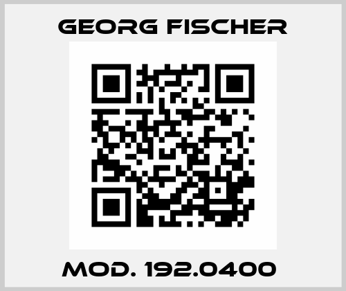 mod. 192.0400  Georg Fischer