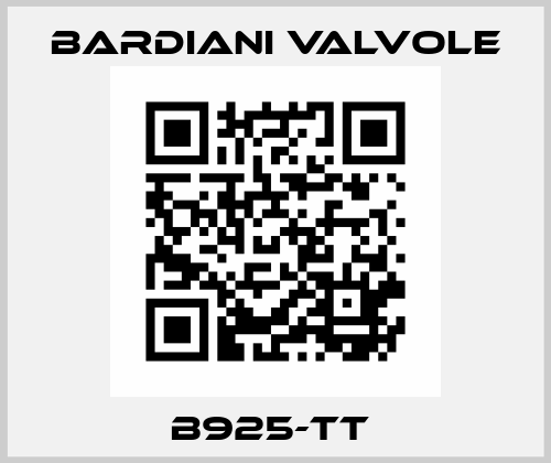 B925-TT  Bardiani Valvole