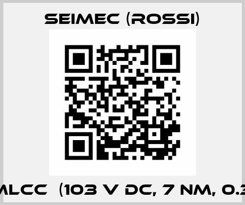 80 MLCC  (103 V DC, 7 Nm, 0.33A) Seimec (Rossi)