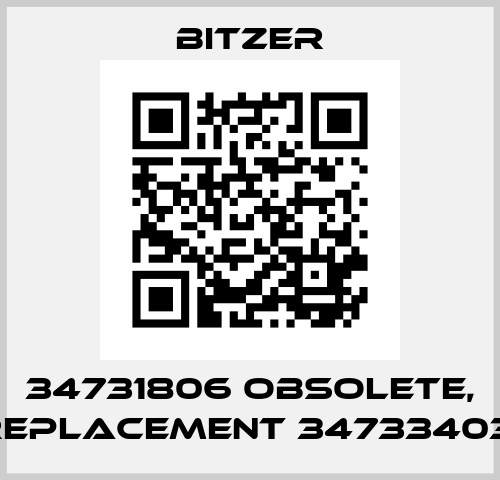 34731806 obsolete, replacement 34733403  Bitzer