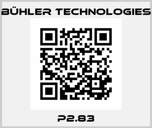 P2.83 Bühler Technologies