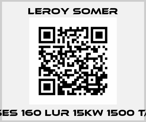 LSES 160 LUR 15KW 1500 T/M Leroy Somer