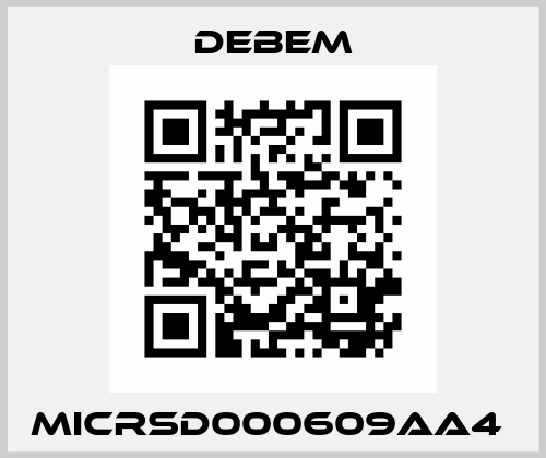 MICRSD000609AA4  Debem