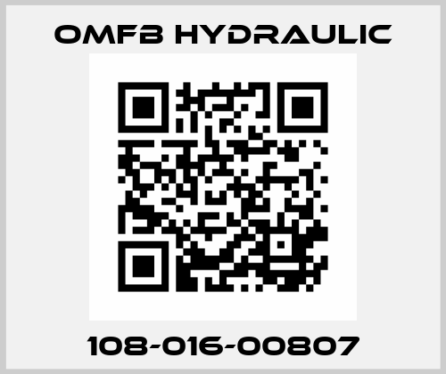 108-016-00807 OMFB Hydraulic