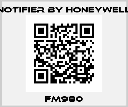 FM980 Notifier by Honeywell
