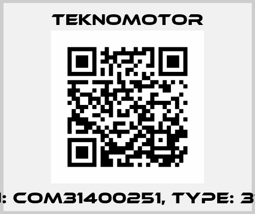 P/N: COM31400251, Type: 3140 TEKNOMOTOR