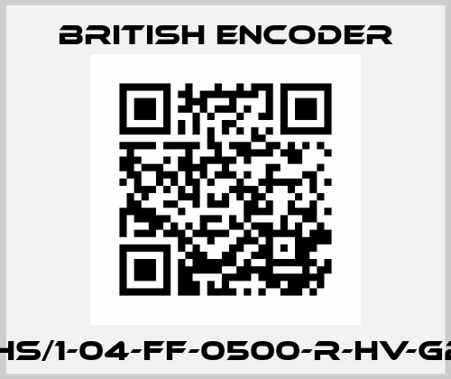 755HS/1-04-FF-0500-R-HV-G2-ST British Encoder