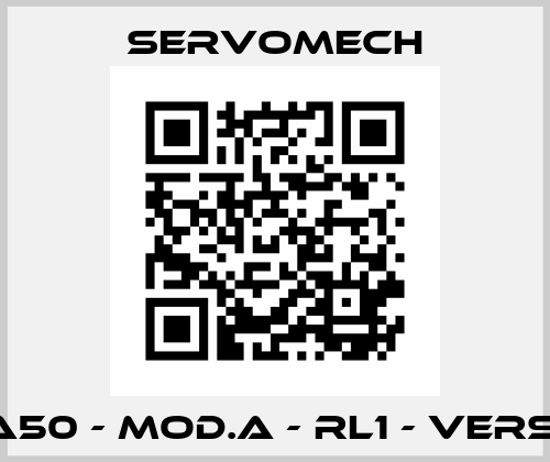 MA50 - Mod.A - RL1 - Vers.5  Servomech
