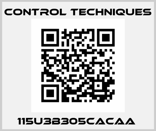 115U3B305CACAA  Control Techniques