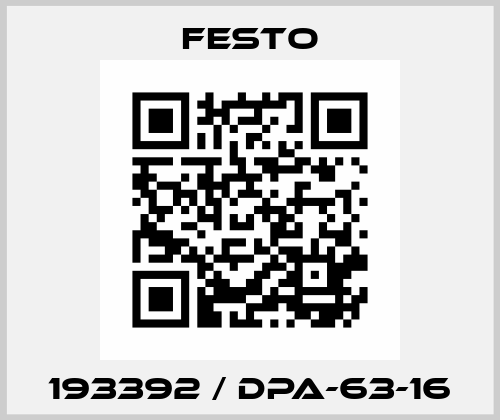 193392 / DPA-63-16 Festo