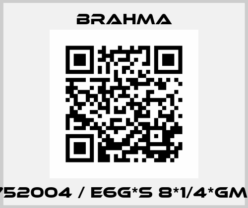 13752004 / E6G*S 8*1/4*GMOC Brahma