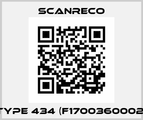 Type 434 (F1700360002) Scanreco
