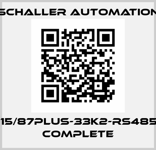 VN115/87Plus-33K2-RS485-E4 complete Schaller Automation
