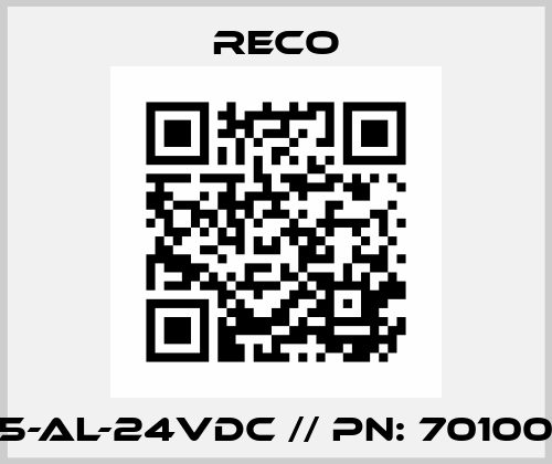 DN25-AL-24VDC // PN: 70100046 Reco