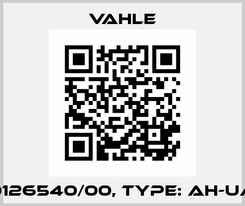 P/n: 0126540/00, Type: AH-UAM20 Vahle