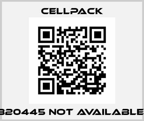 320445 not available  Cellpack