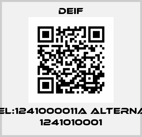 Model:1241000011A alternative 1241010001 Deif